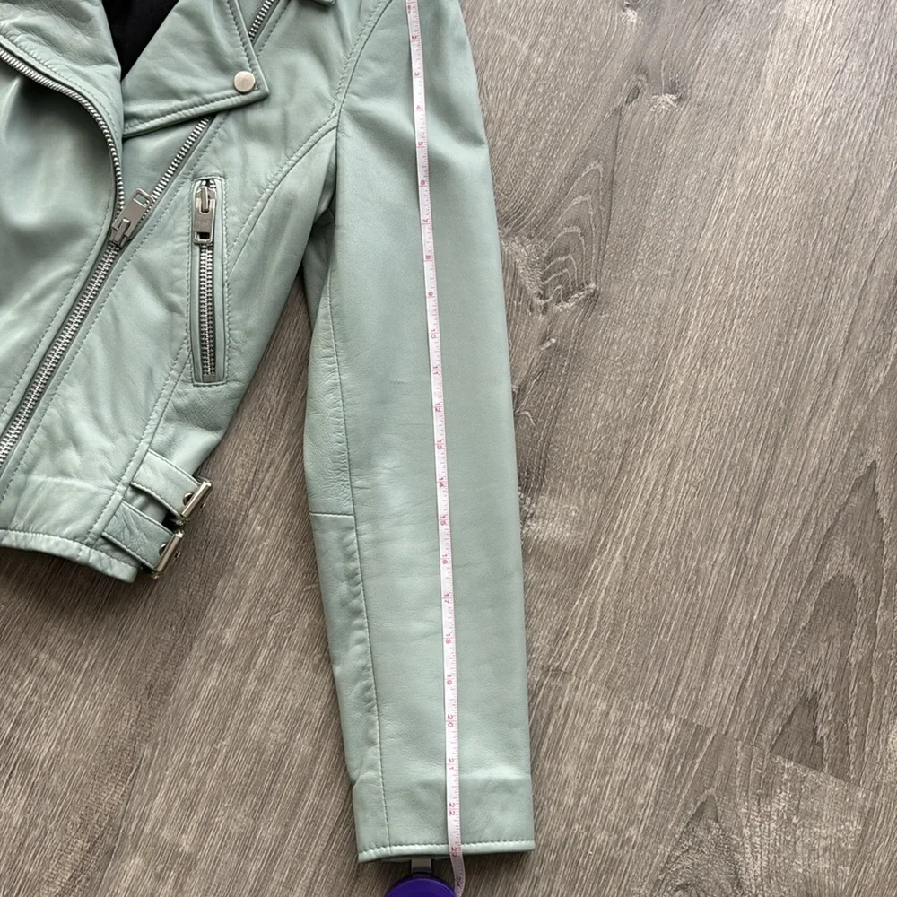 Walter Baker Leather Biker Jacket S - Picture 10 of 13